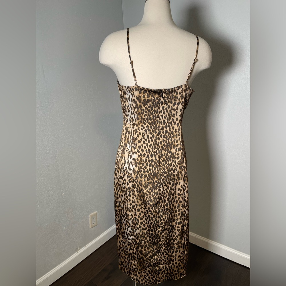 Express Leopard Print Dress - Picture 4 of 7